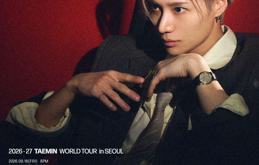 Official TAEMIN LiMiNaL in Seoul announcement poster with September 18, 19 and 20, 2026 dates at Jamsil Indoor Stadium